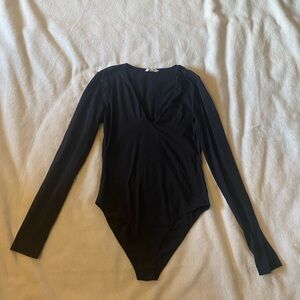 Black Long Sleeve Bodysuit